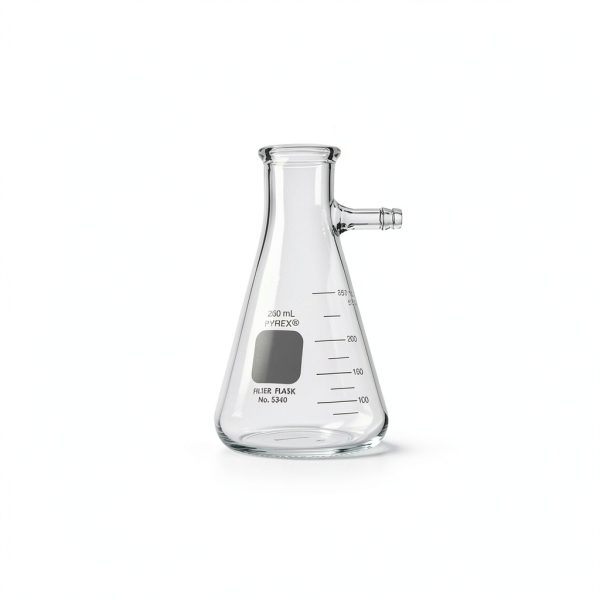 PYREX Borosilicate Glass Filtering Flask Lab Chemistry-0