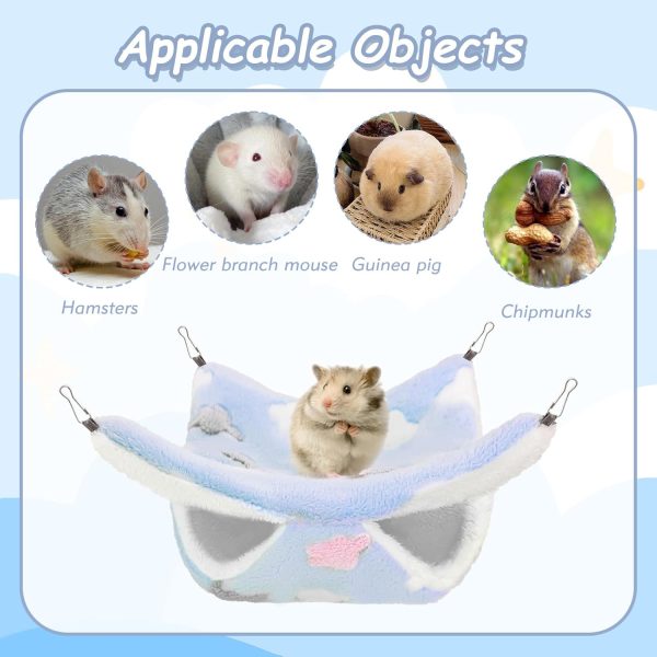 Fuzzivator Rat Hammock Fleece Comfort Small Animal Bed-2