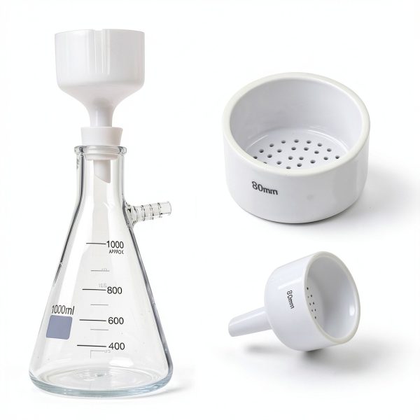 Da Mai Vacuum Filtering Set 1000ml Lab Flask Funnel Pump-4