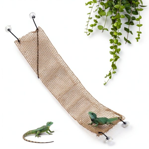 COMSUN Foldable Reptile Hammock for Bearded Dragons-6