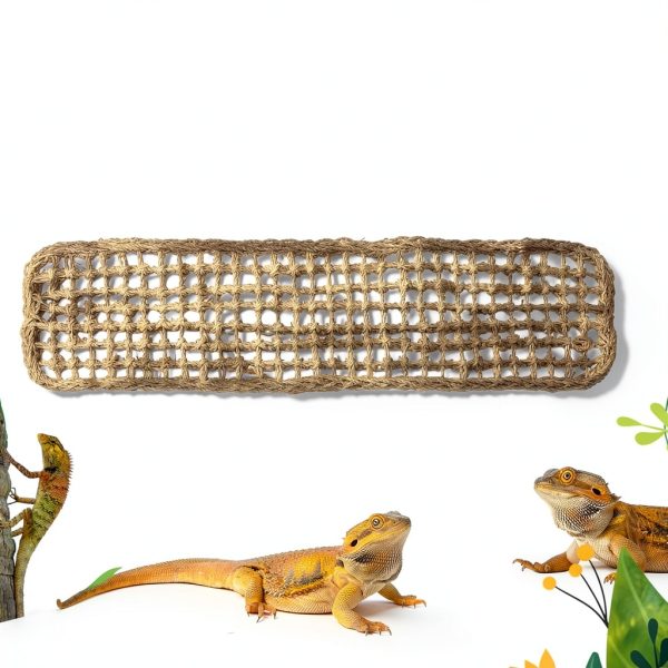 Silkfly Bearded Dragon Hammock Woven Reptile Climbing-1