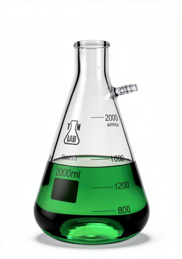 Filter Flask 2000ml TN Lab Supply Borosilicate Glass Labware-1