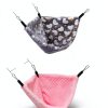 GOMICRAFT Small Animal Hammock Velvet Fabric Corner Design-1