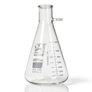 Globe Scientific Borosilicate Glass Filtering Flask Lab-0
