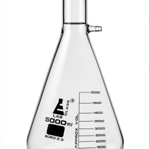 Eisco Borosilicate Glass Filtering Flask 5000mL Lab Use-0