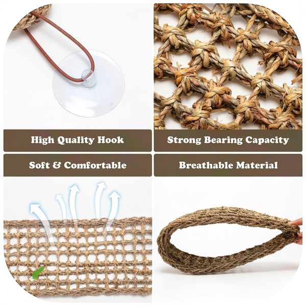 Silkfly Bearded Dragon Hammock Woven Reptile Climbing-2