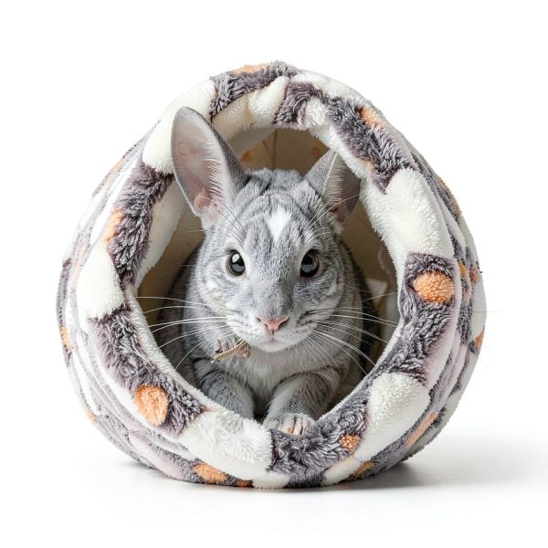 MCEAST Small Animal Hammock Set Cozy Fleece Hideout-5