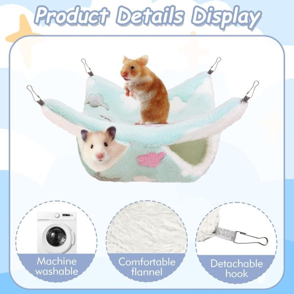Fuzzivator Rat Hammock Fleece Comfort Small Animal Bed-3