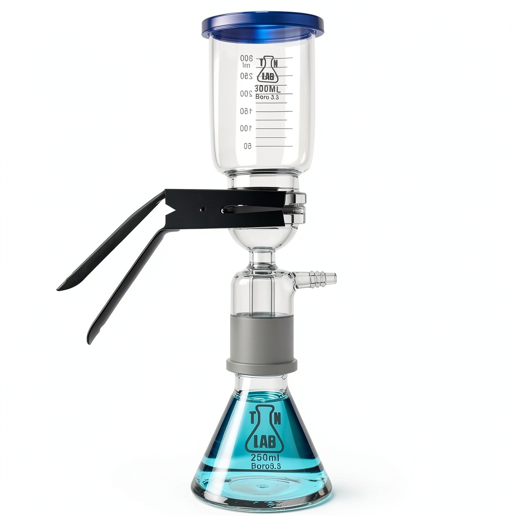 TN LAB Supply Filter Flask Apparatus setup in a laboratory