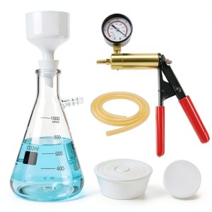 Da Mai Vacuum Filtering Set 1000ml Lab Flask Funnel Pump-0