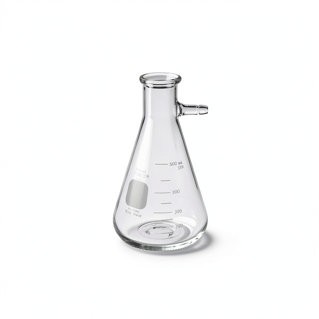 Corning lab filtering flask in a laboratory setup