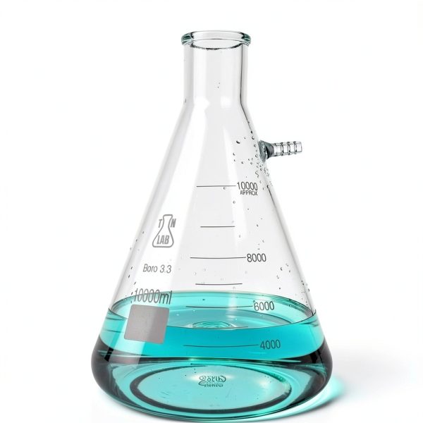 TN Lab Supply 10L Filter Flask Borosilicate Glass Vacuum-1