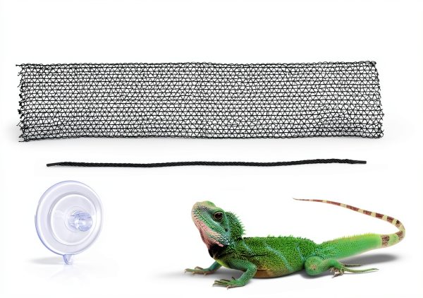 COMSUN Foldable Reptile Hammock for Bearded Dragons-1