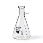 Eisco Borosilicate Glass Filtering Flask 500ml Lab Equipment-0