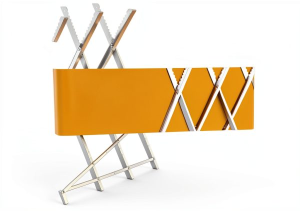 HY33845LT Steel Folding Sawhorse for Woodworking-1