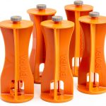 Bora Centipede 6-Piece Risers Set Plastic Orange-0