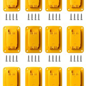 Dewalt Tool Mount Bracket Yellow ABS Plastic-0