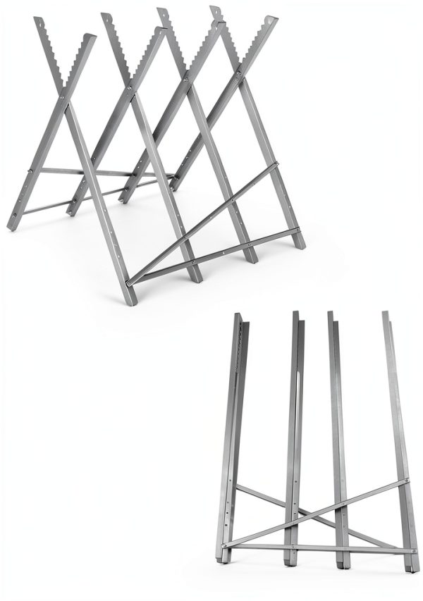 HY33845LT Steel Folding Sawhorse for Woodworking-5