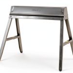 Galvanized Sawhorse MSC Industrial Heavy Duty-0