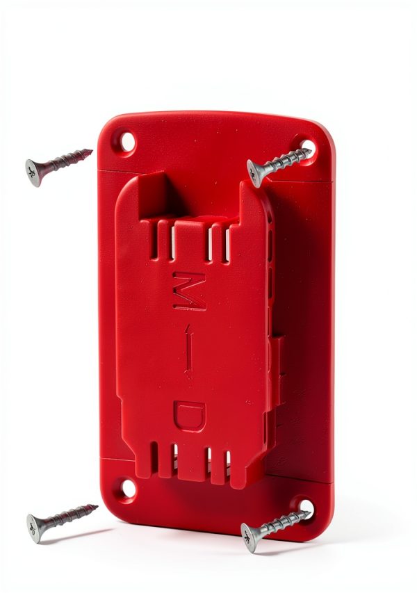 Milwaukee Tool Holder Bracket Red ABS Plastic-1