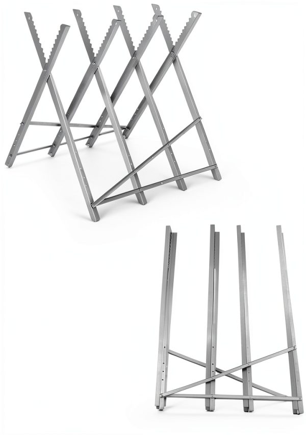 HY33845LT Steel Folding Sawhorse for Woodworking-6