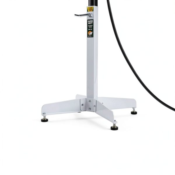 HTC Bench Grinder Stand White Adjustable Height-6