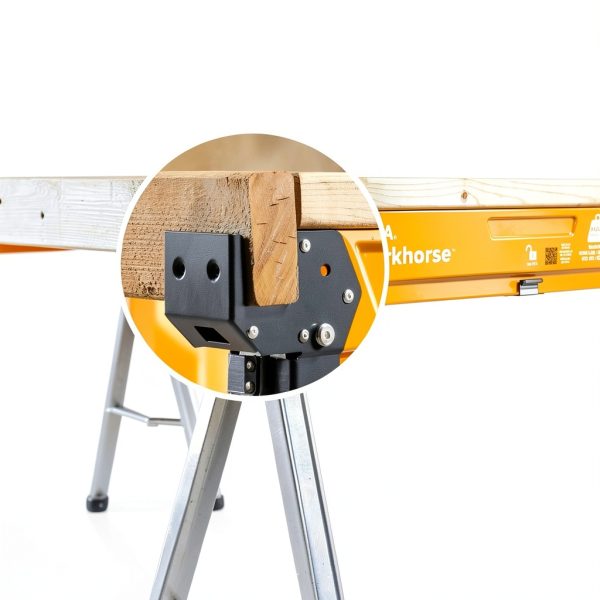Bora Workhorse Sawhorse 2 Pack PM3350T Folding Steel 1350 lb Capacity-6