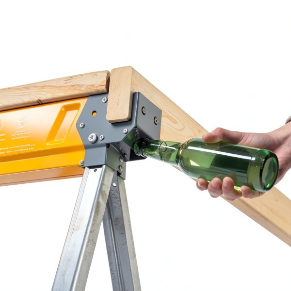 Bora Workhorse Sawhorse 2 Pack PM3350T Folding Steel 1350 lb Capacity-9