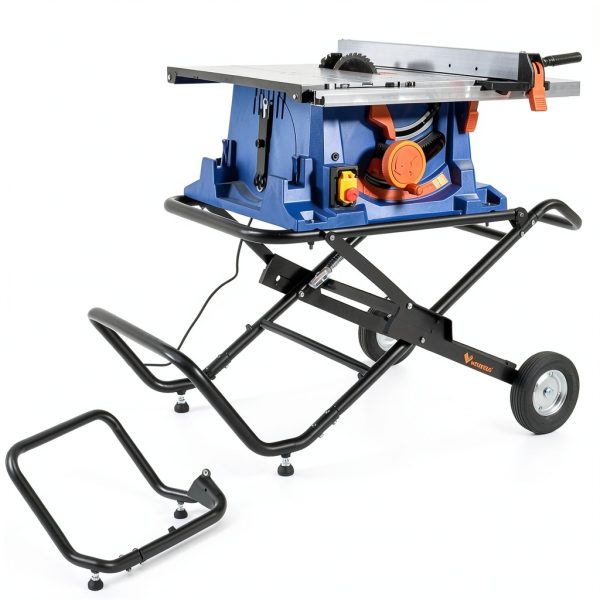 Table Saw Stand WORKESS Foldable Steel Wheels-4