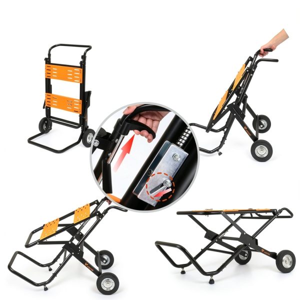 Table Saw Stand WORKESS Foldable Steel Wheels-5