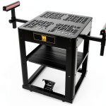 WEN 2021 Model Stand Black Alloy Steel for Benchtop Planer & Miter Saw-0