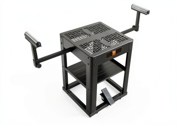 WEN 2021 Model Stand Black Alloy Steel for Benchtop Planer & Miter Saw-1