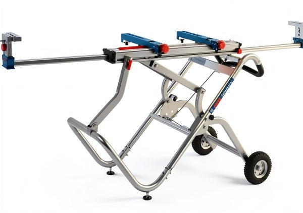 Miter Saw Stand Bosch 18ft Adjustable Capacity Lightweight Stand-5