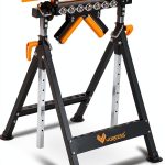 WORKESS 4-in-1 Adjustable Roller Stand Polished Steel 440lb Black-0
