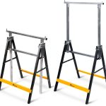 Sawhorse WORKESS Heavy Duty Steel Folding Stand 880lb Capacity-0