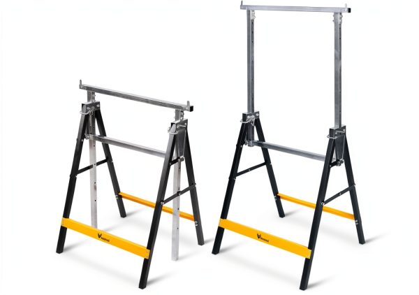 Sawhorse WORKESS Heavy Duty Steel Folding Stand 880lb Capacity-0