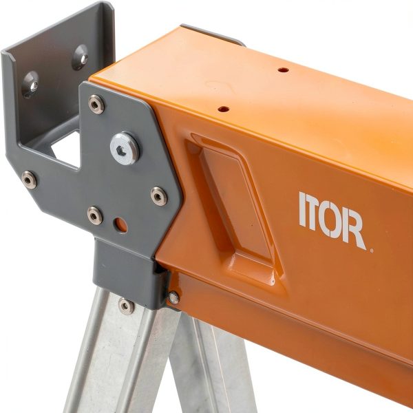 Bora Workhorse Sawhorse 2 Pack PM3350T Folding Steel 1350 lb Capacity-11