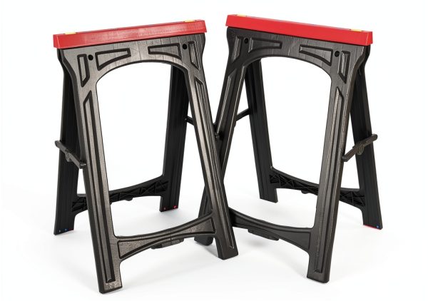 Ironton Heavy Duty Plastic Power Tool Stand 700lb Foldable Lightweight-0