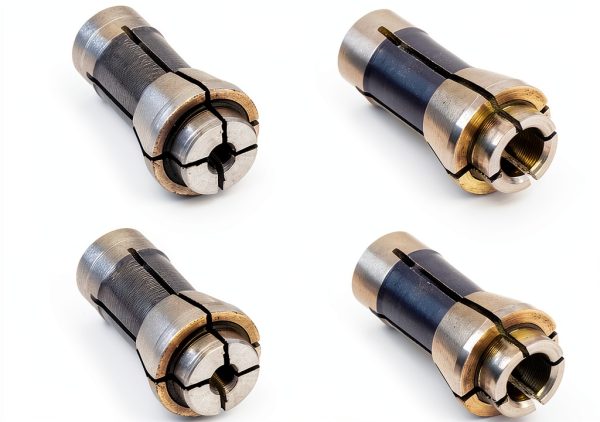 YXCC Die Grinder Collet Set 4 Pack 3mm and 6mm for 1/8 and 1/4 Arbors-0