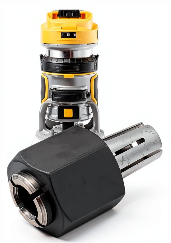 Router Collet Chuck KIMGU 1/4in 6.35mm Nut Assembly for Dewalt Porter-4