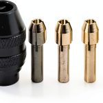 1/8 Collet Nut Set Luo ke 8pcs Stainless Steel Keyless Chuck-0