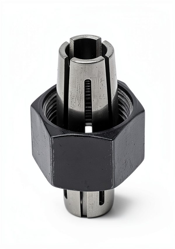 Router Collet Chuck KIMGU 1/4in 6.35mm Nut Assembly for Dewalt Porter-3