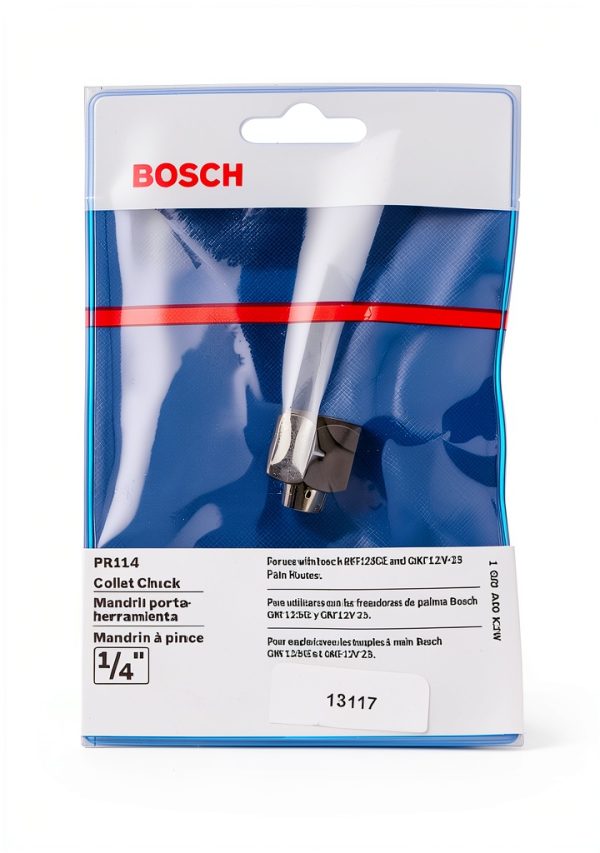 Bosch Self-Releasing 1/4" Collet Chuck PR114– Precision Durable Design-3