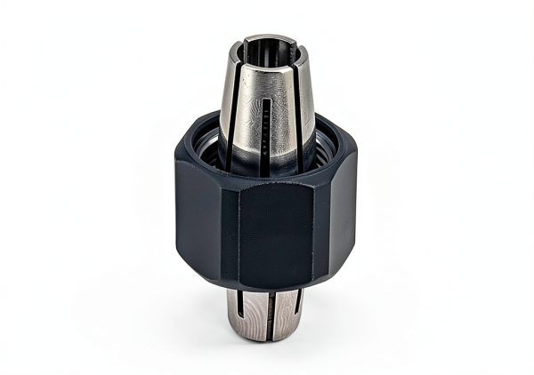 48-66-0974 48-66-2485 Replace for Milwaukee 48-68-0031 14-46-0166 Collet Nut 2485-20 2486-20 48-66-0975 1/4"（6.35mm) Collet 48-66-0985 Routers Self-Releasing Collet Chuck and Locking Nut Assembly-3