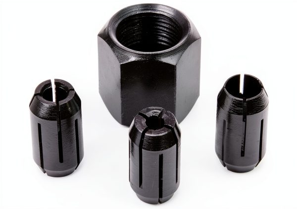 CN1 Replacement Collet and Nut Kit, Compatible with all RotoZip spiral saw tools and Drywall routers-4