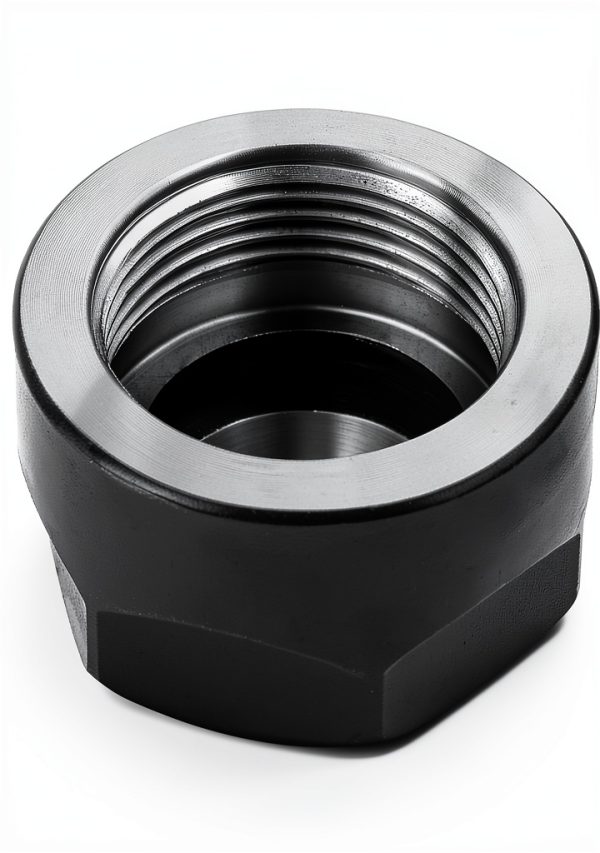 QWORK ER20 A Collet Clamping Nuts for CNC Milling Chuck Holder Lathe, 4 Pack (Black)-3