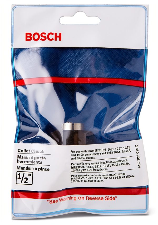 Bosch 1/2" Collet Chuck for 1613-1619 Series Routers-5
