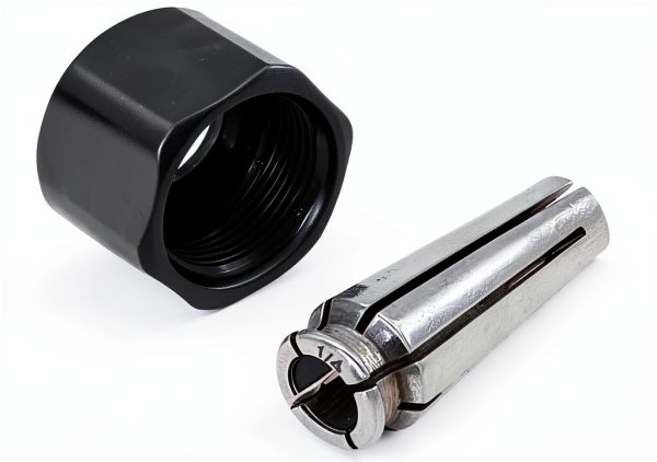 48-66-0974 48-66-2485 Replace for Milwaukee 48-68-0031 14-46-0166 Collet Nut 2485-20 2486-20 48-66-0975 1/4"（6.35mm) Collet 48-66-0985 Routers Self-Releasing Collet Chuck and Locking Nut Assembly-5
