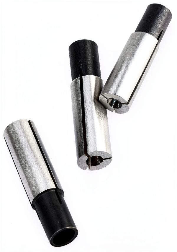 High-Carbon Steel Collet Adapter 4pcs 1/4" to 1/8" Router Converter by-3