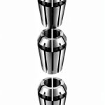Shimeyao 9 Pcs Er11 Spring Collet Nut Set Er11 1/8'' Collet + 1/4'' Collet + Clamping Nut Precision Spring Collet Set for Cnc Engraving Mechine Milling Lathe Tool-0